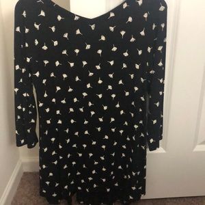 J Jill black and white top